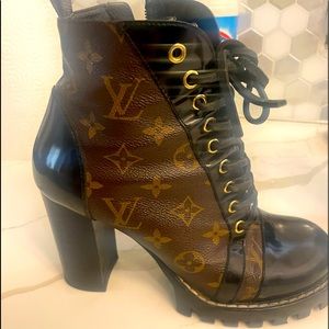 Authentic LV combat boots